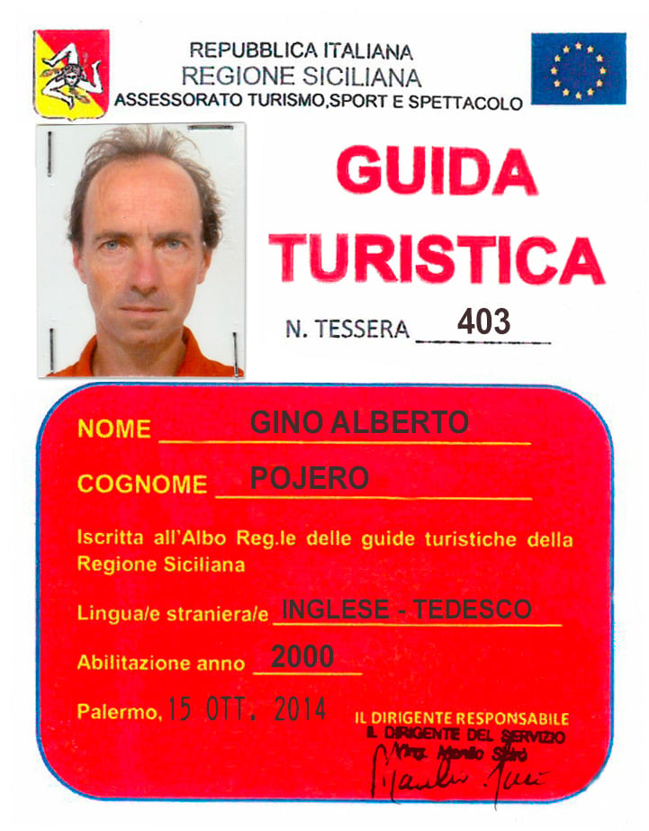 Tesserino Guida Turistica Gino Alberto Pojero